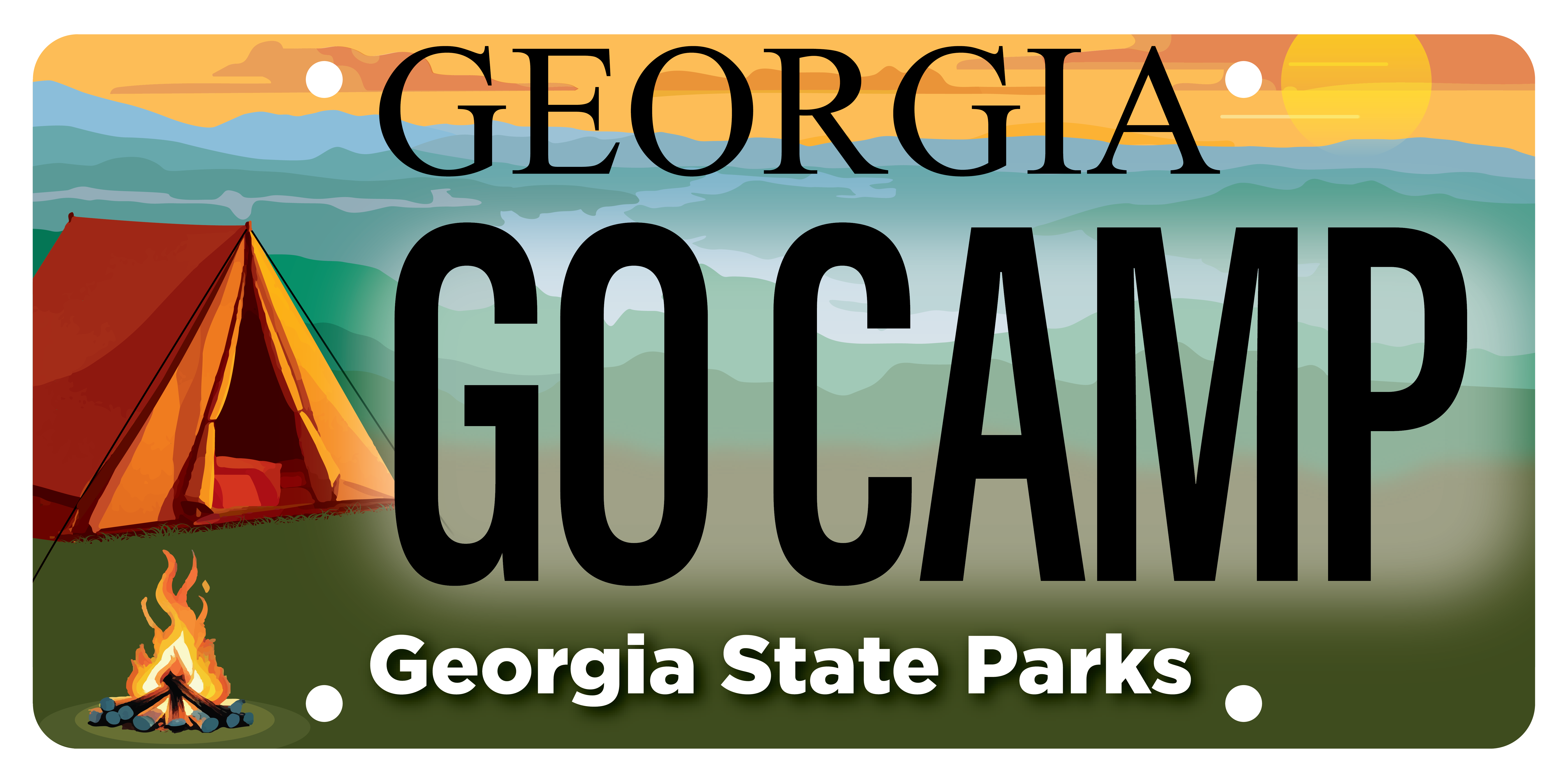 Georgia State Parks Plate