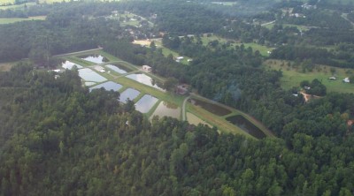 Aerial View of Hatchery